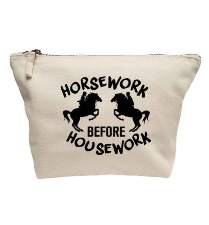 Horsework before housework | Makeup / wash bag