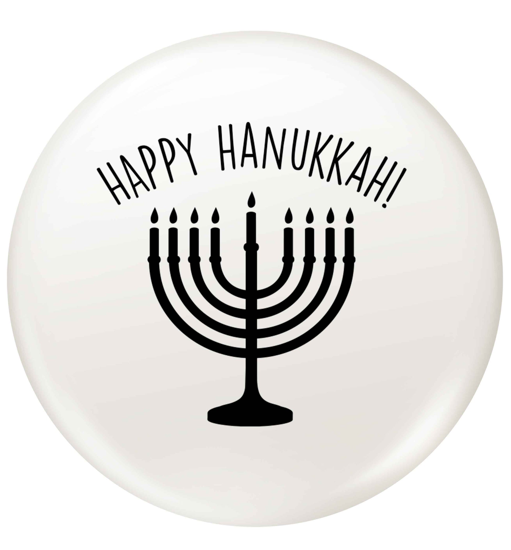Happy hanukkah small 25mm Pin badge