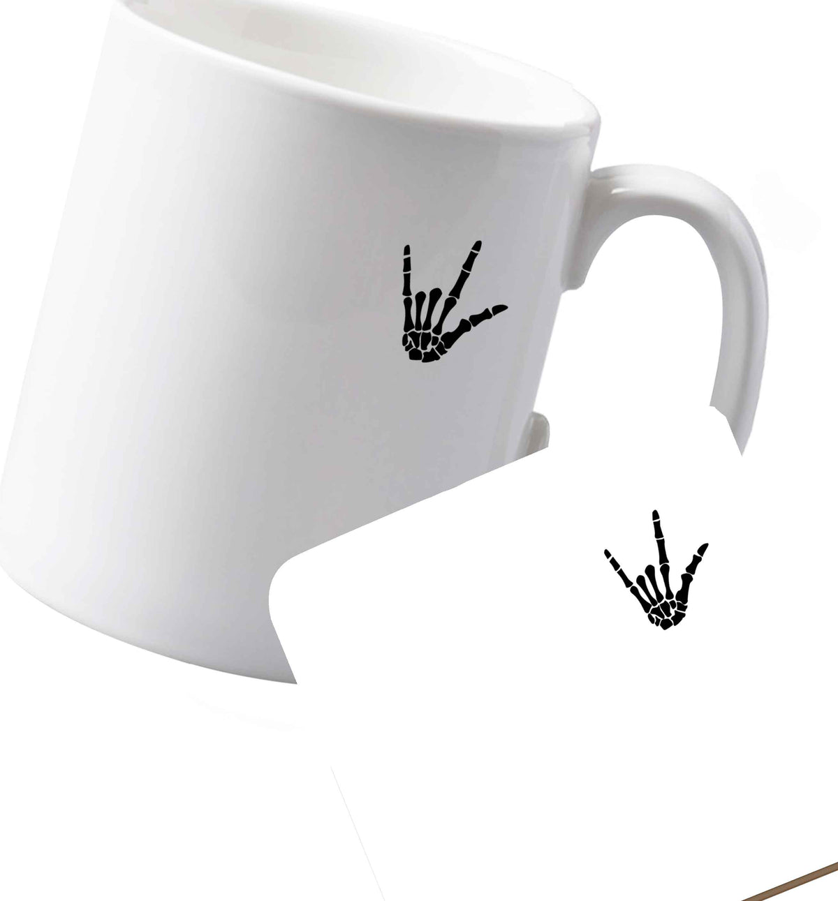 10 oz Ceramic mug and coaster Favourite Type Pan Pancake both sides