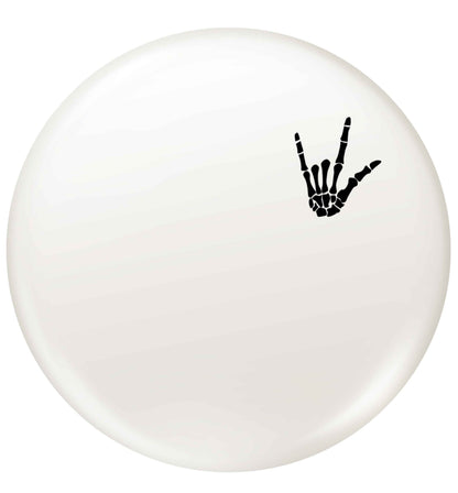 Skeleton Hand Pocket small 25mm Pin badge