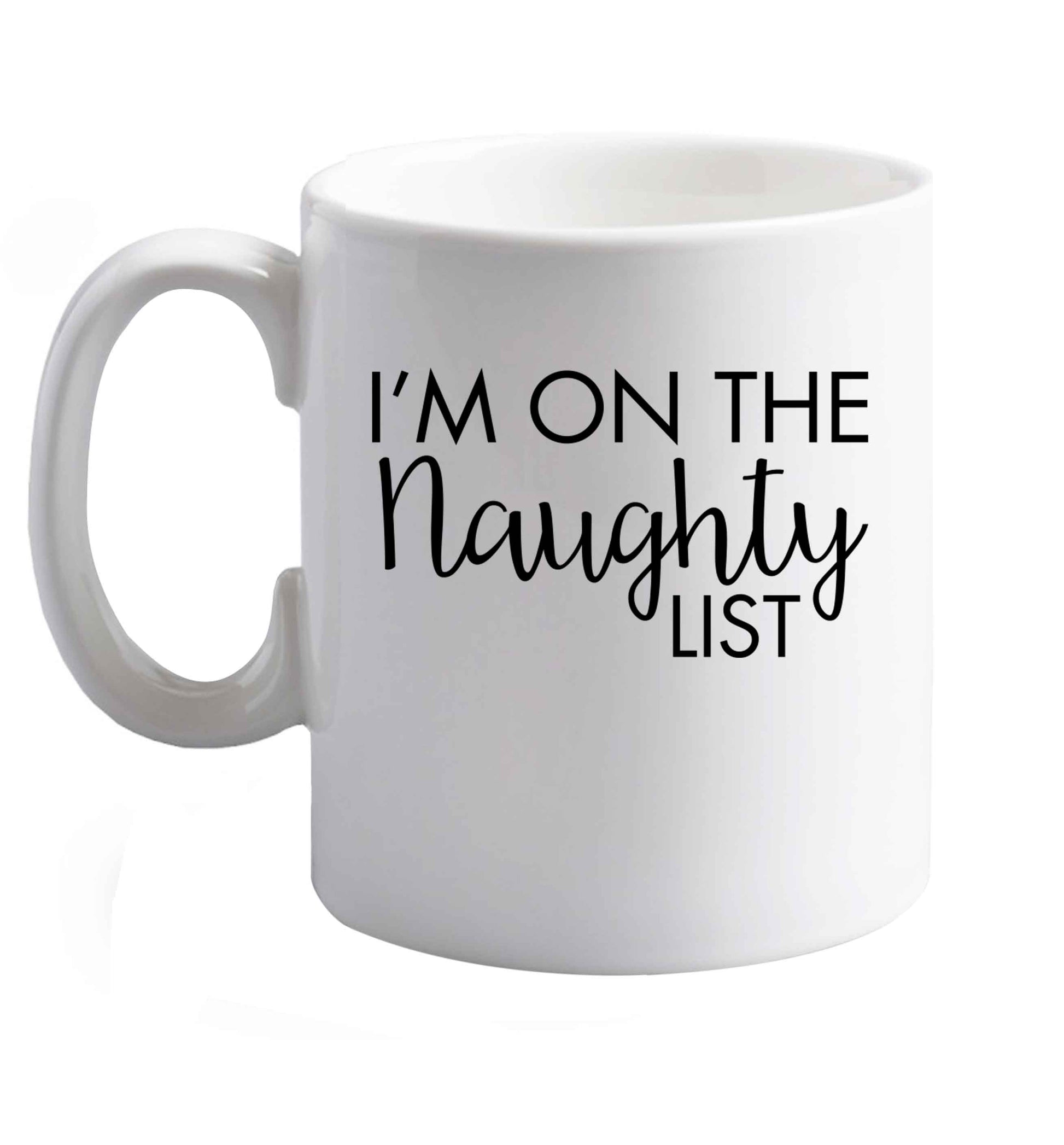 10 oz Favourite Type Pan Pancake ceramic mug right handed