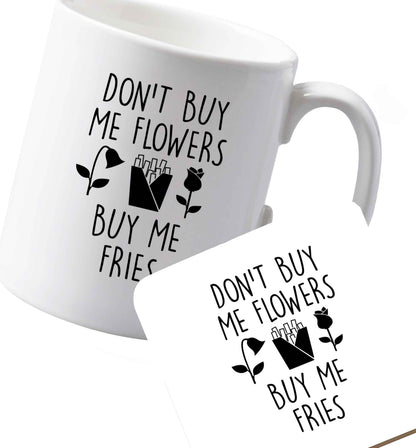 10 oz Ceramic mug and coaster Favourite Type Pan Pancake both sides
