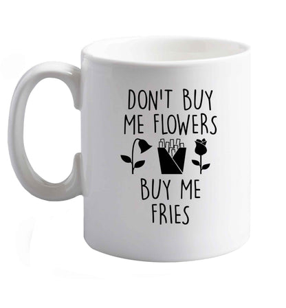 10 oz Favourite Type Pan Pancake ceramic mug right handed
