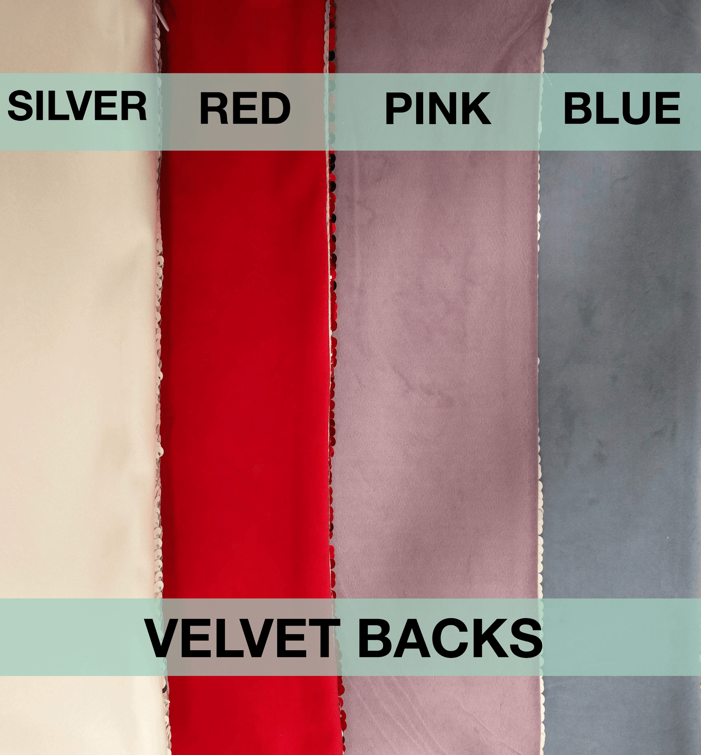 Any photo or text | Sequin reveal cushion | Red, blue, pink or silver sequins | Custom order any text colour and font | Flox Creative