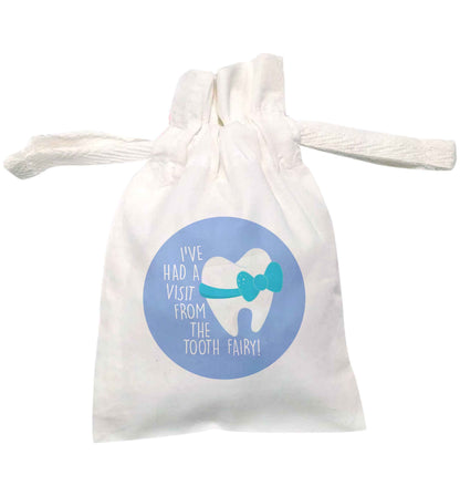 I've had a visit from the tooth fairy | XS drawstring pouch | Organic Cotton Bag