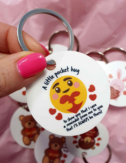 Pocket hug key rings | FREE postage | Flox Creative