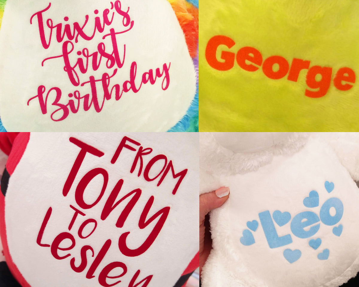 Personalised snowman teddy | Christmas gifts | Flox Creative