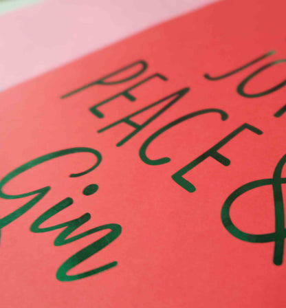 A teacher gives, a teacher shares but most of all a teacher cares | Foiled print / greeting card