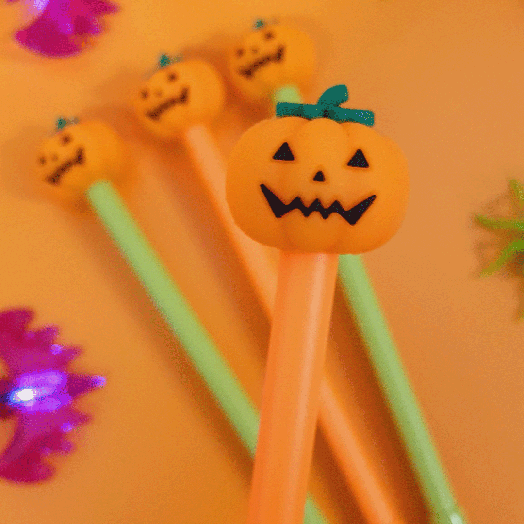 Pumpkin Halloween novelty pens | Fine tip | Flox Creative