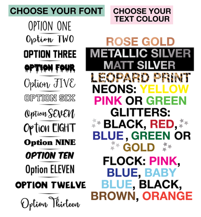 Premium custom order any text colour and font | Children's backpack