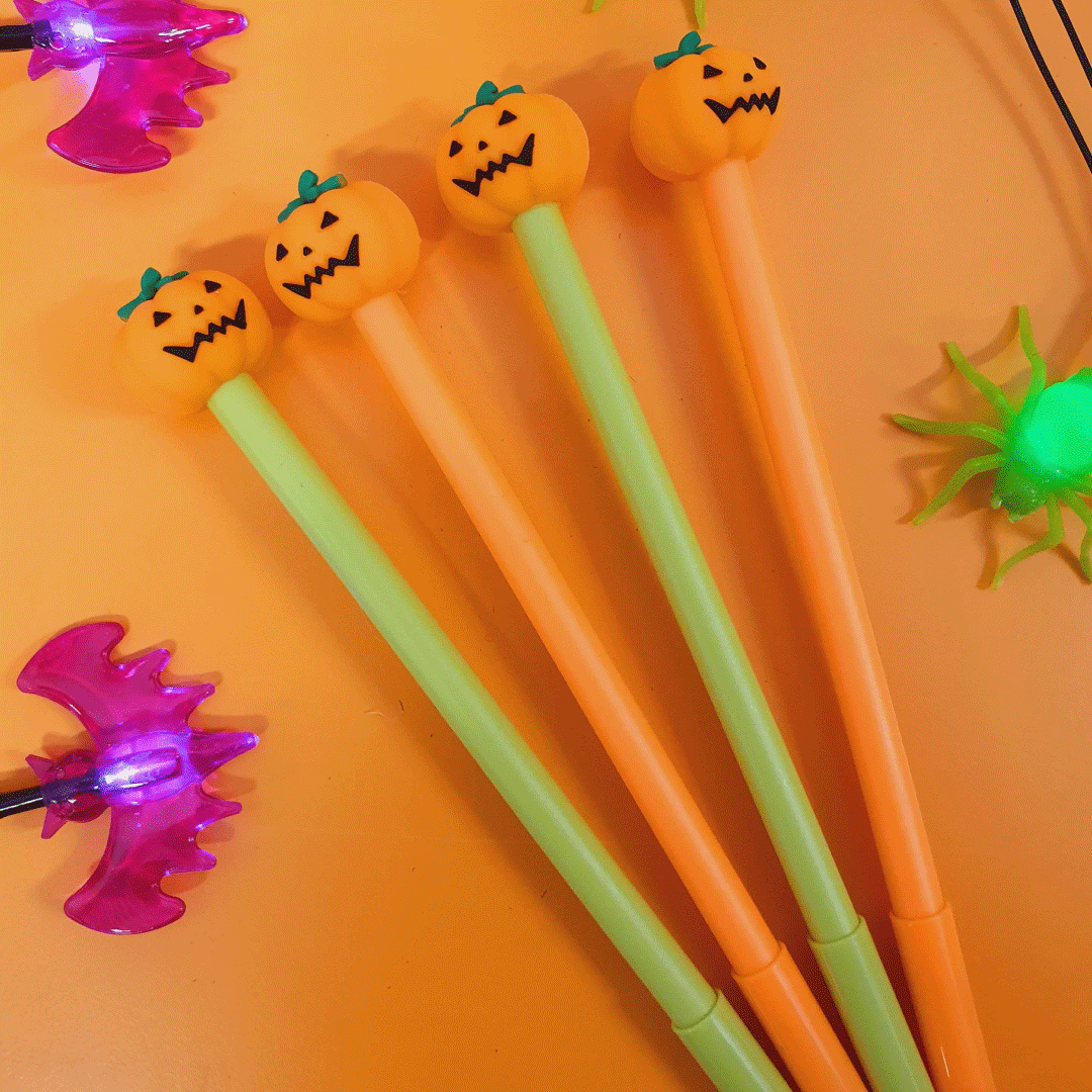Pumpkin Halloween novelty pens | Fine tip | Flox Creative