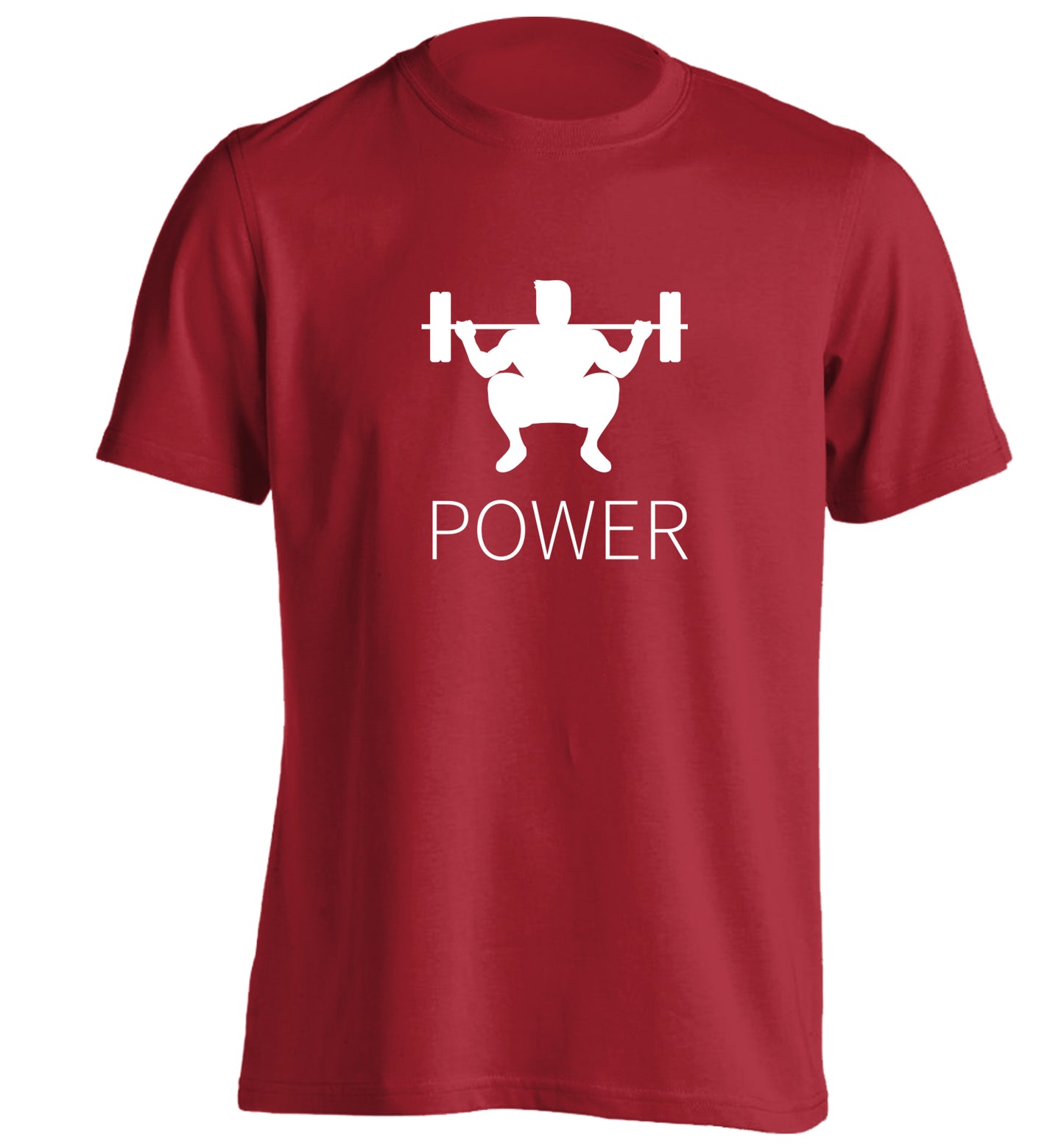 Lift power adults unisex red Tshirt 2XL