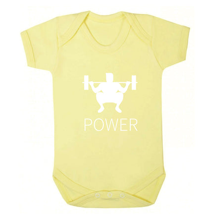 Lift power Baby Vest pale yellow 18-24 months