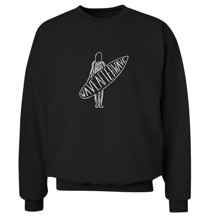 Wave after wave Adult's unisex black Sweater 2XL