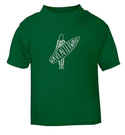 Wave after wave green Baby Toddler Tshirt 2 Years