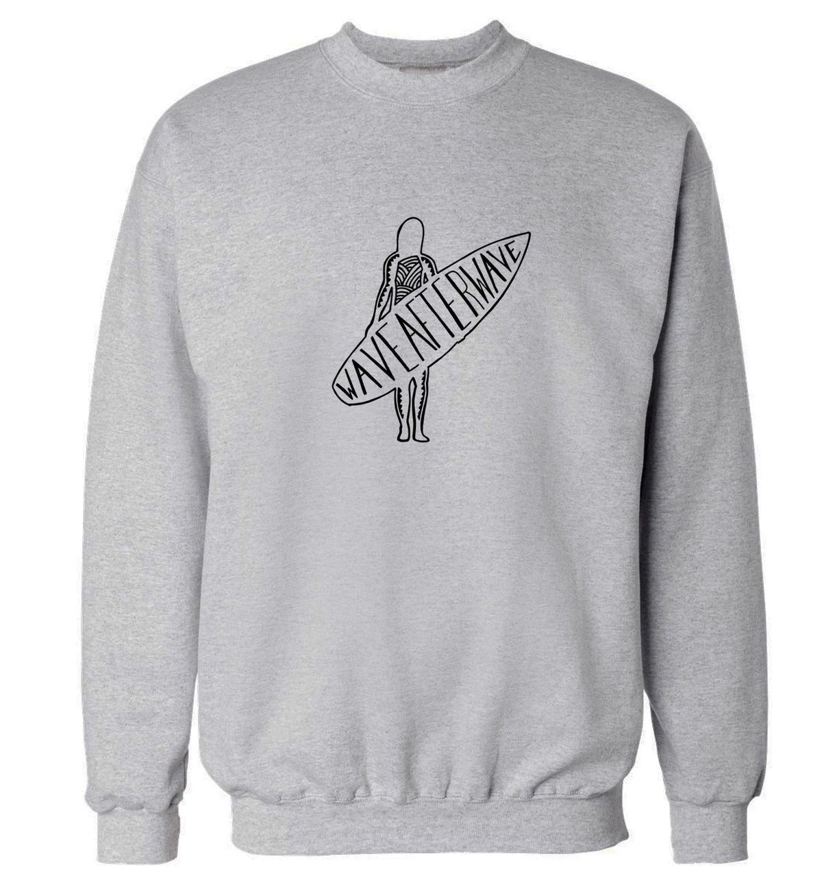 Wave after wave Adult's unisex grey Sweater 2XL