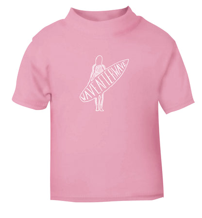 Wave after wave light pink Baby Toddler Tshirt 2 Years