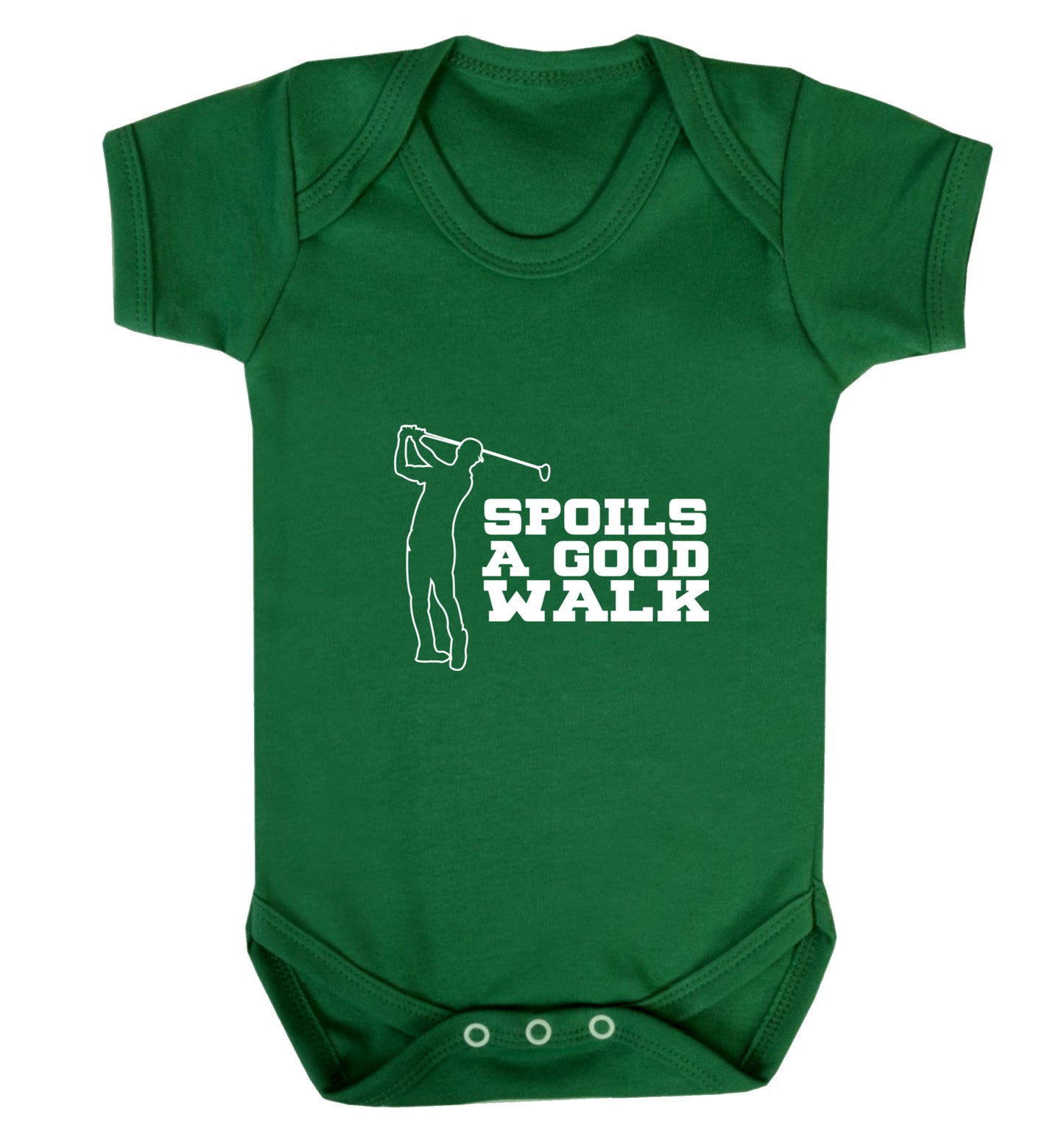 Golf spoils a good walk Baby Vest green 18-24 months