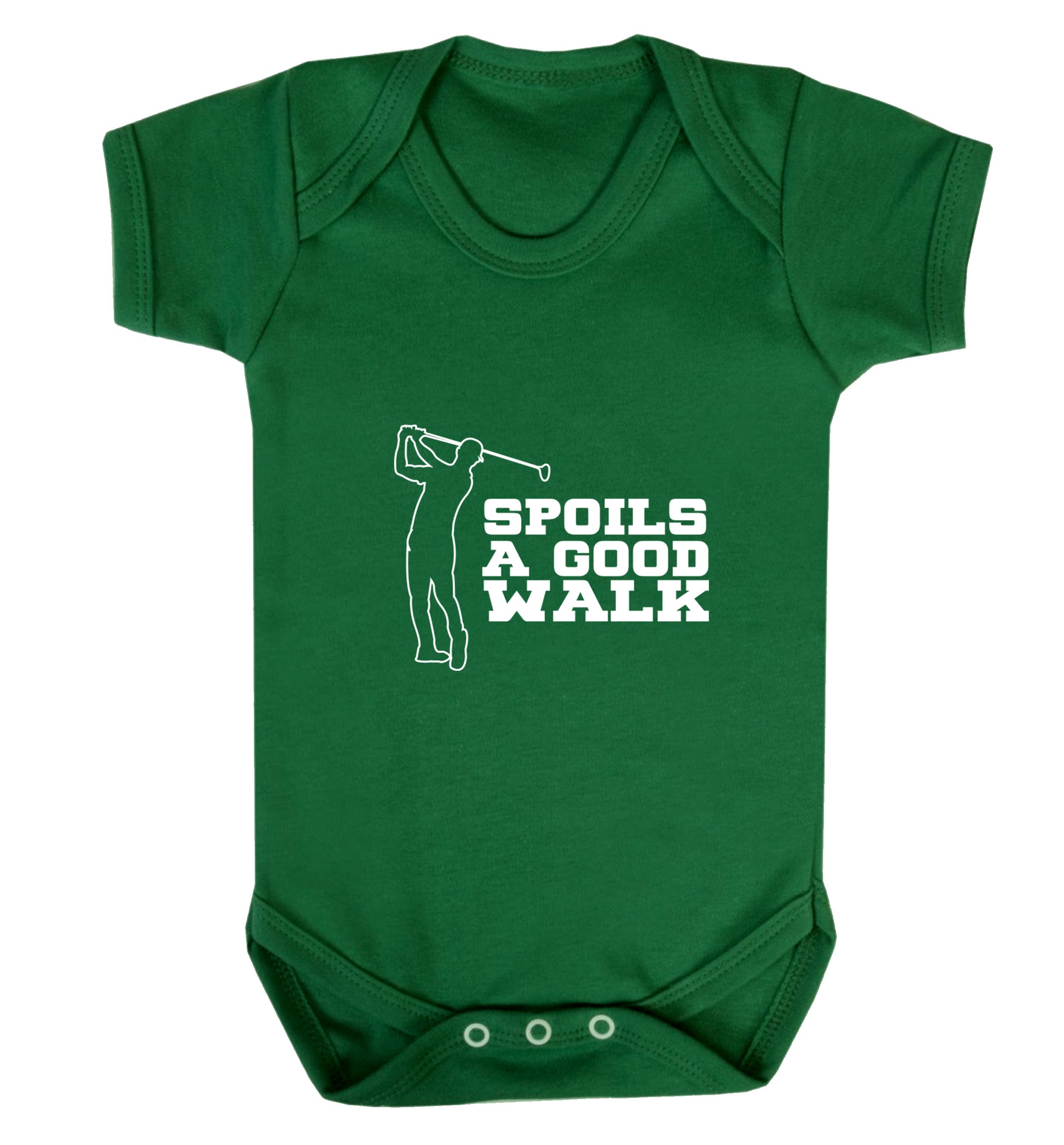 Golf spoils a good walk Baby Vest green 18-24 months