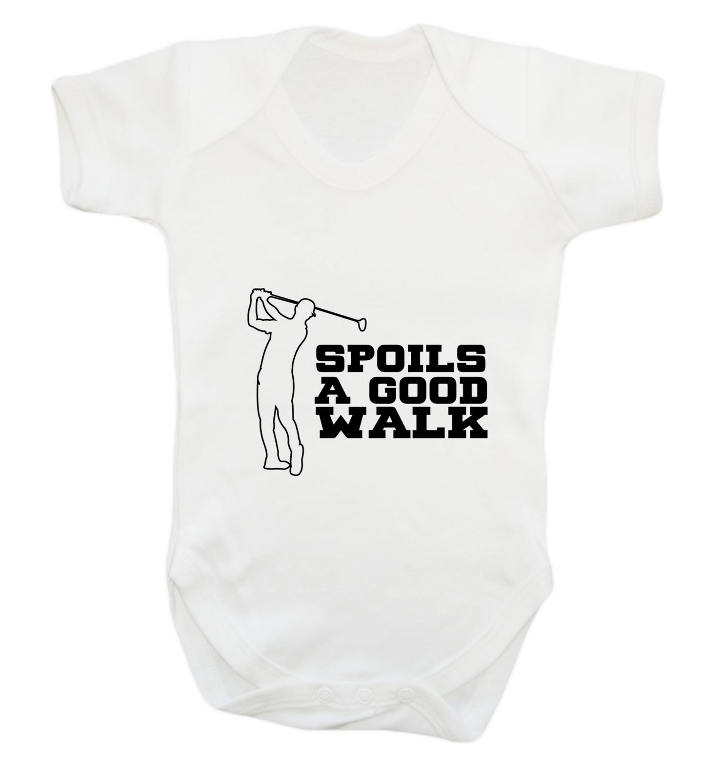 Golf spoils a good walk Baby Vest white 18-24 months