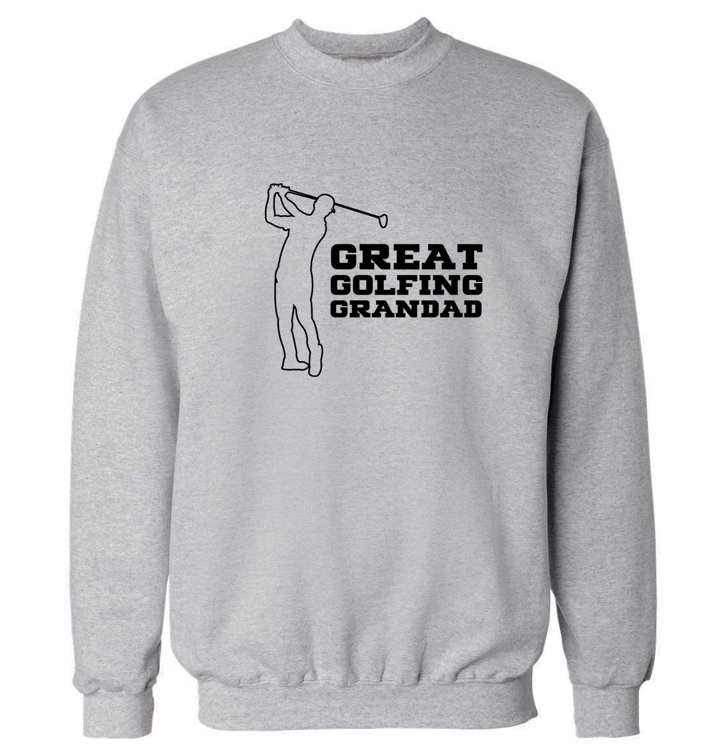 Great Golfing Grandad Adult's unisex grey Sweater 2XL