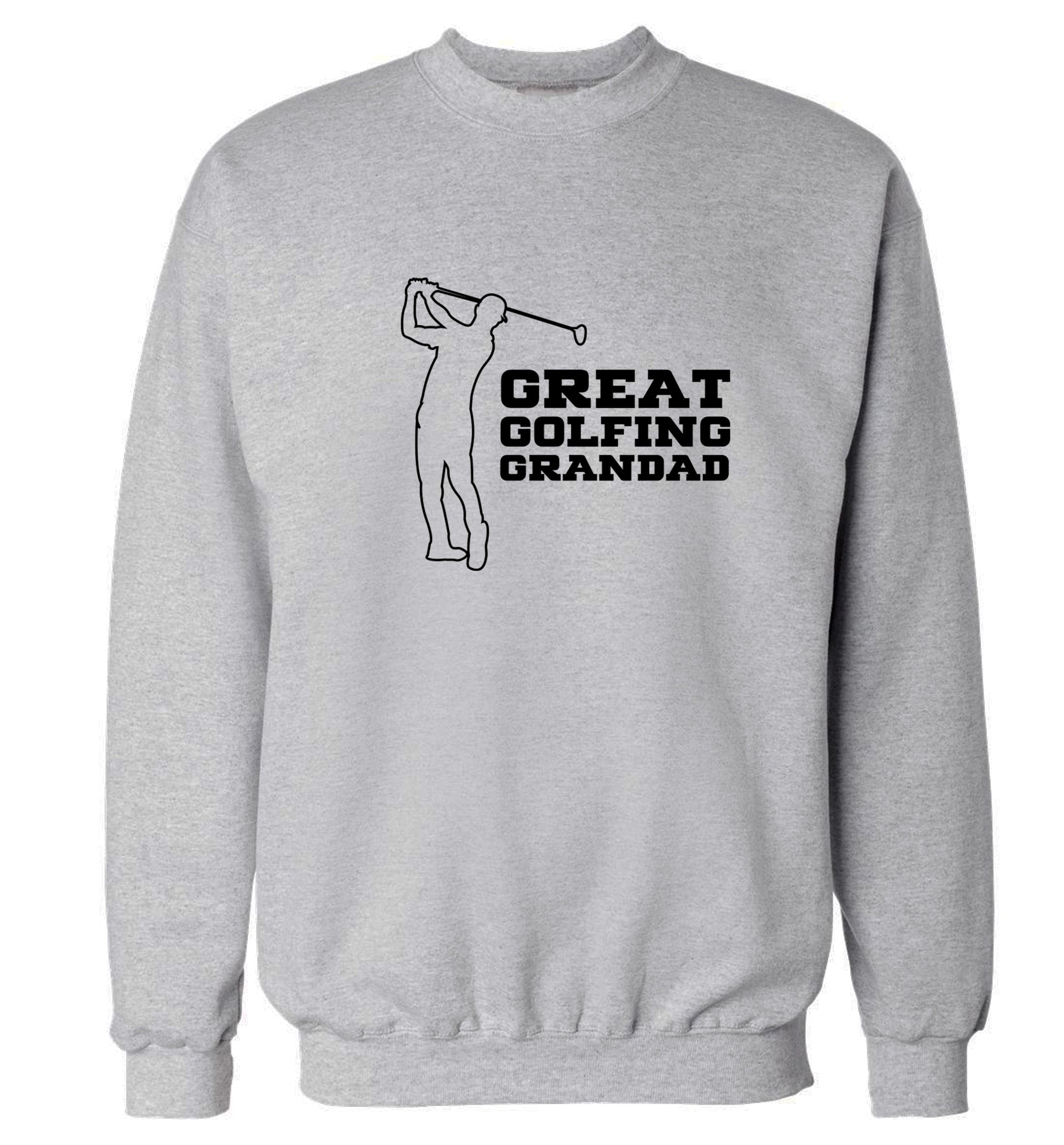 Great Golfing Grandad Adult's unisex grey Sweater 2XL