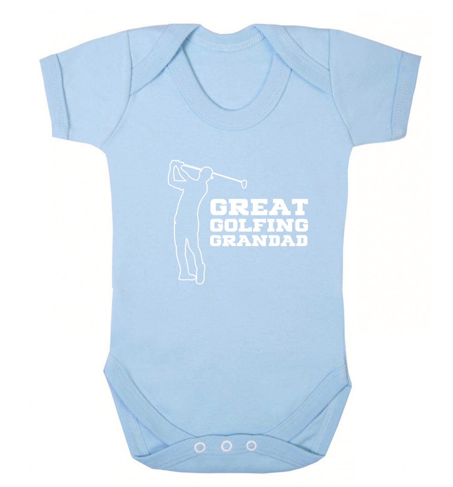 Great Golfing Grandad Baby Vest pale blue 18-24 months