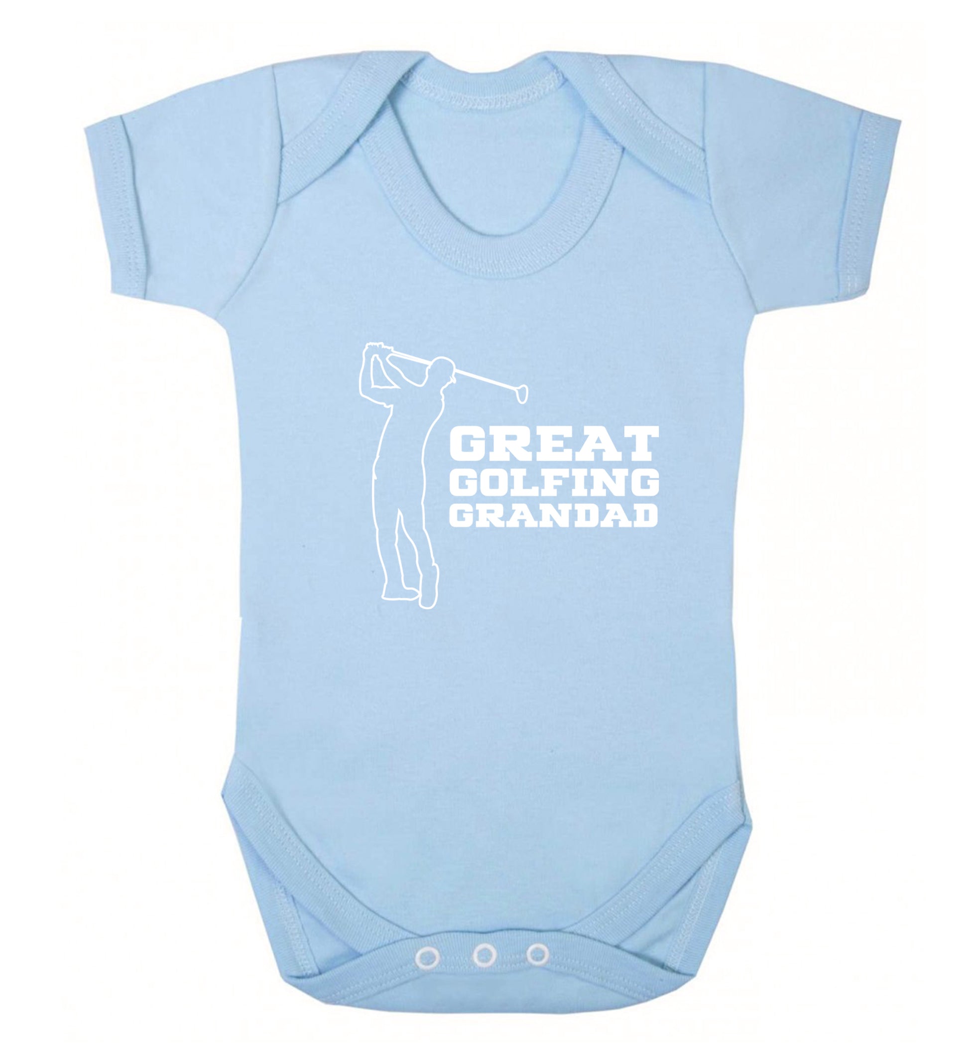 Great Golfing Grandad Baby Vest pale blue 18-24 months