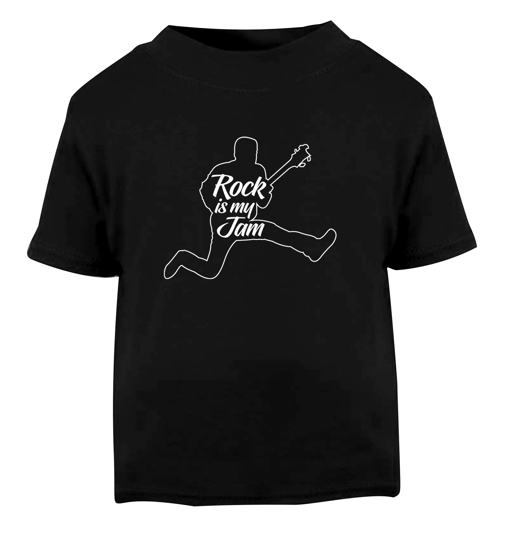 Rock is my jam Black Baby Toddler Tshirt 2 years