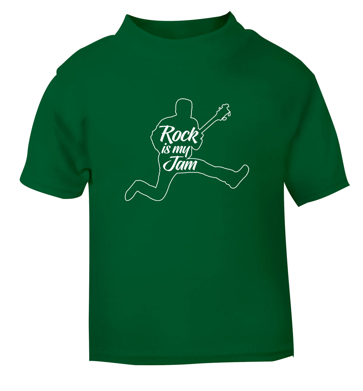 Rock is my jam green Baby Toddler Tshirt 2 Years