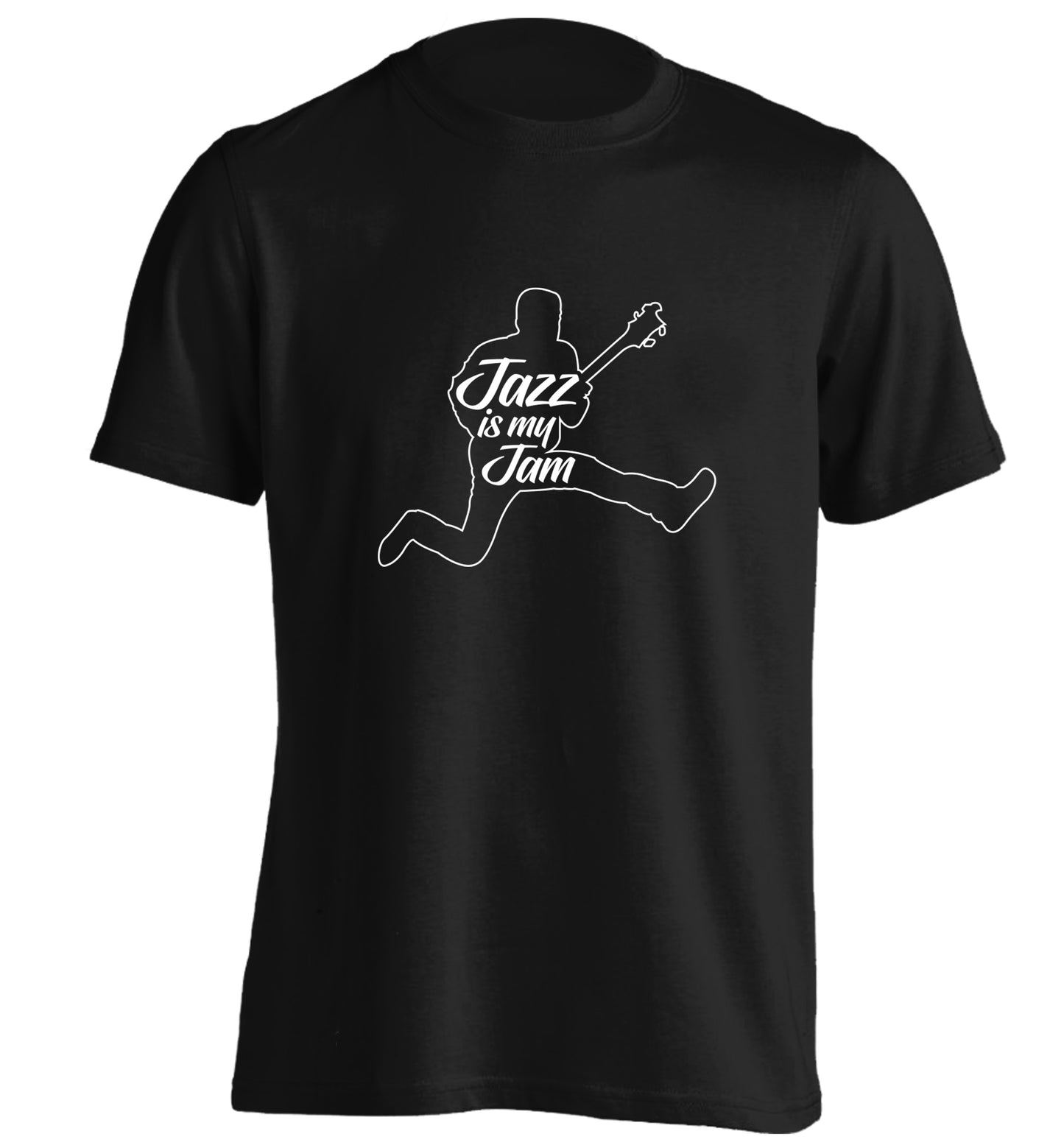 Jazz is my jam adults unisex black Tshirt 2XL