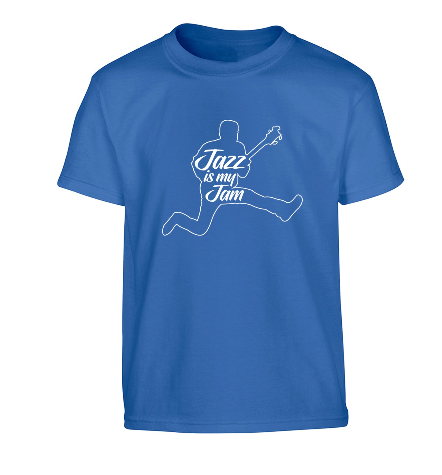 Jazz is my jam Children's blue Tshirt 12-13 Years