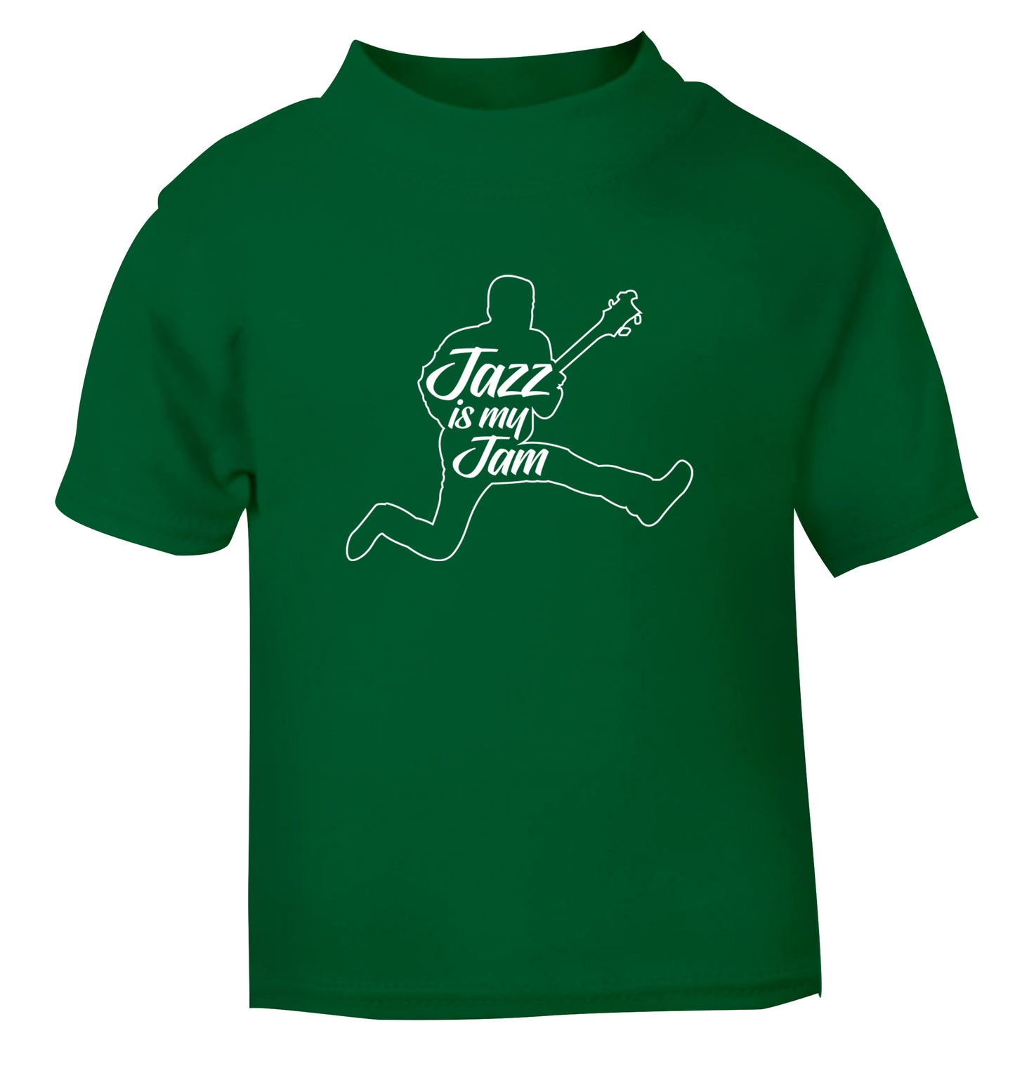 Jazz is my jam green Baby Toddler Tshirt 2 Years