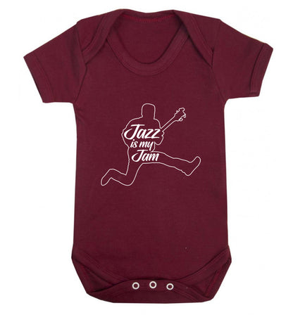 Jazz is my jam Baby Vest maroon 18-24 months