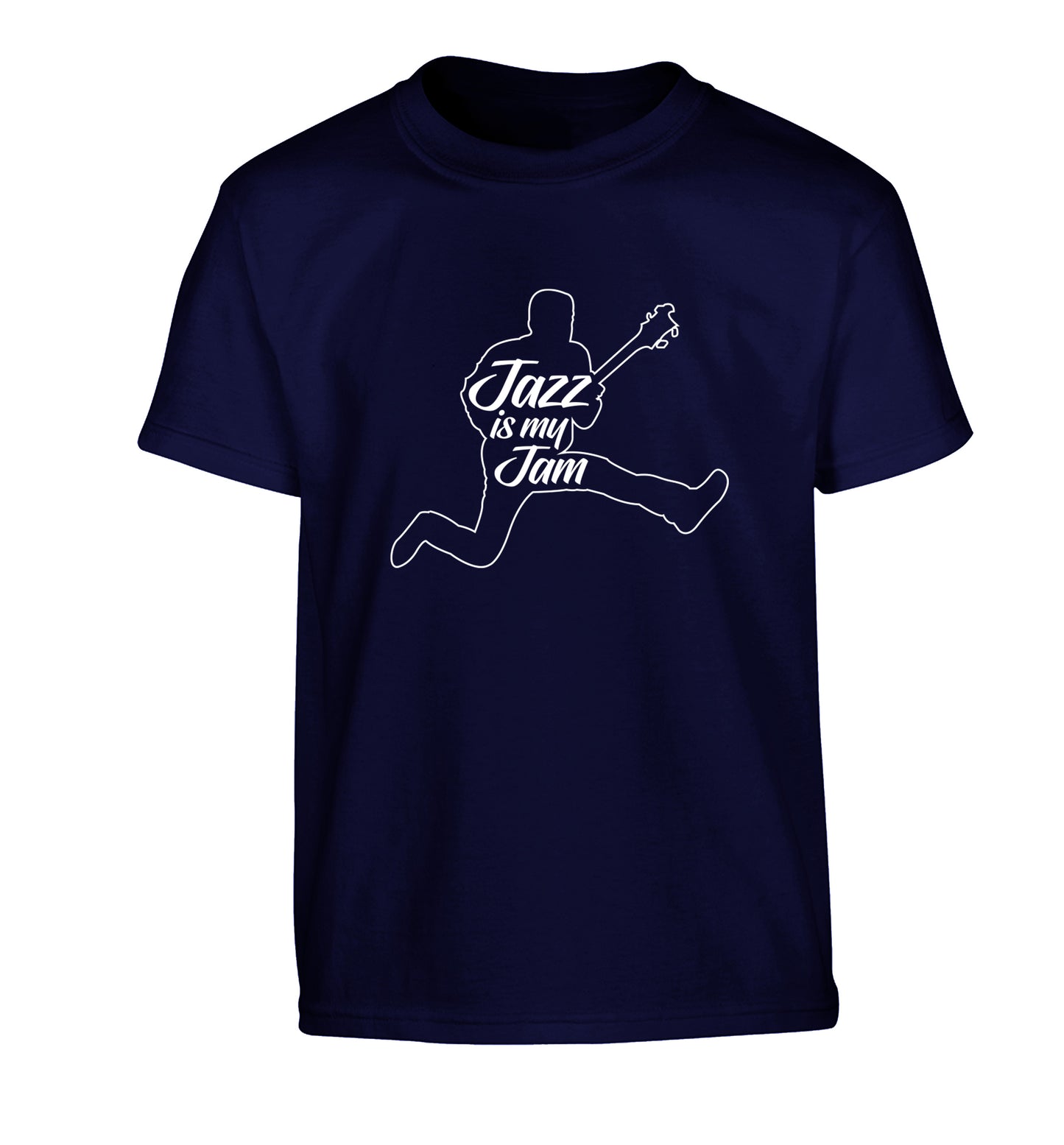 Jazz is my jam Children's navy Tshirt 12-13 Years