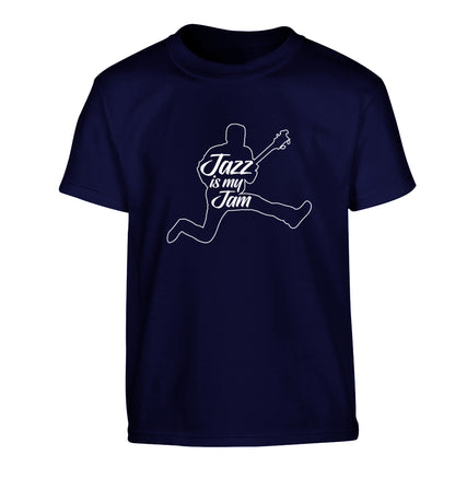 Jazz is my jam Children's navy Tshirt 12-13 Years