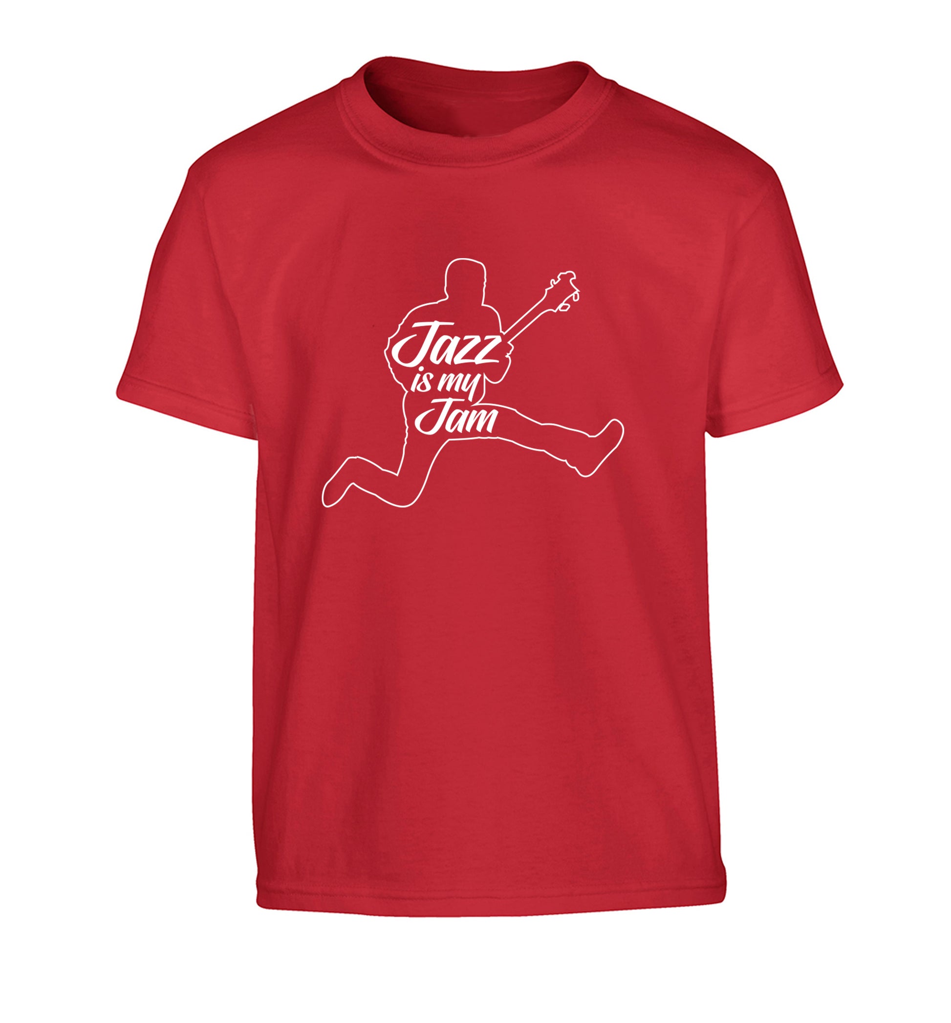 Jazz is my jam Children's red Tshirt 12-13 Years