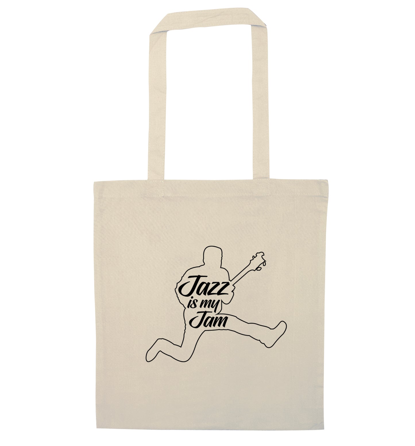 Jazz is my jam natural tote bag