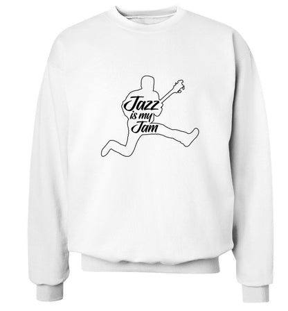 Jazz is my jam Adult's unisex white Sweater 2XL