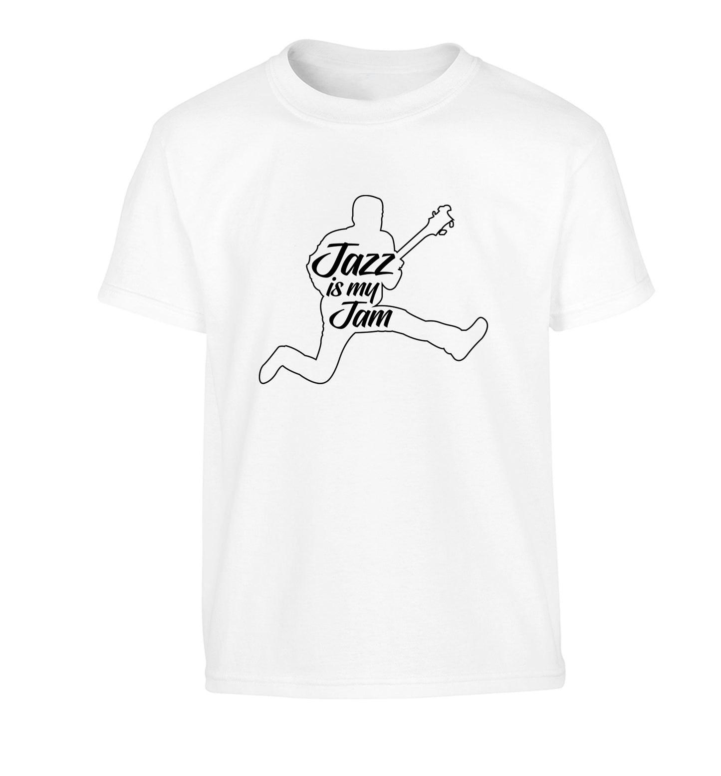 Jazz is my jam Children's white Tshirt 12-13 Years