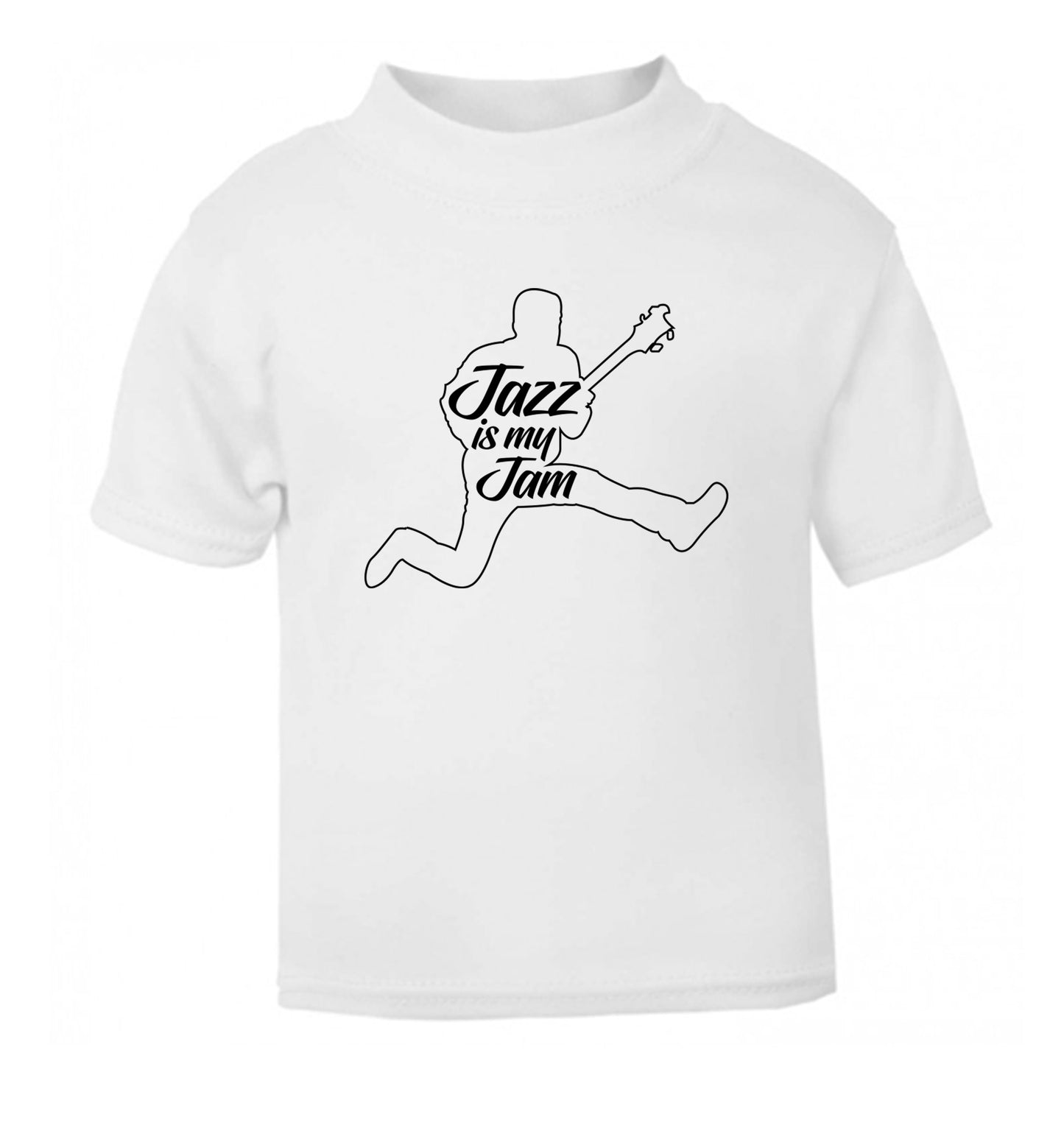Jazz is my jam white Baby Toddler Tshirt 2 Years