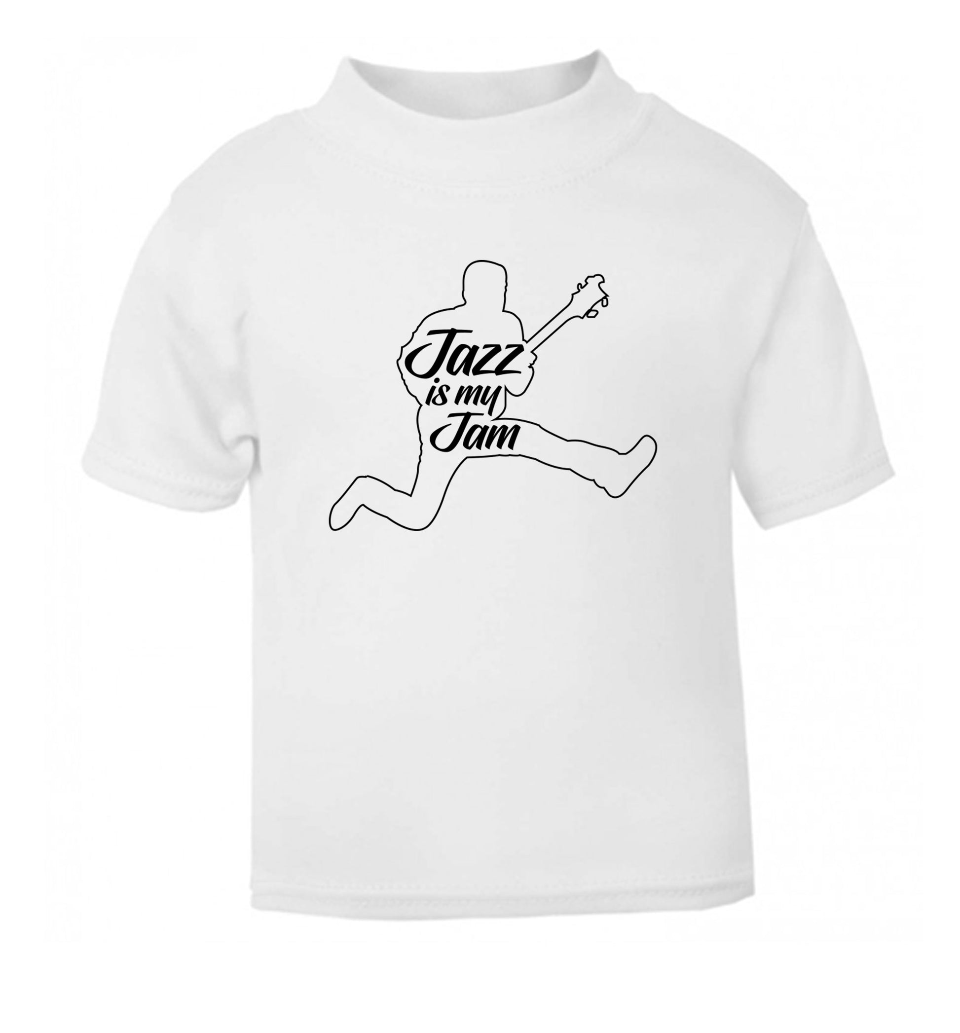 Jazz is my jam white Baby Toddler Tshirt 2 Years