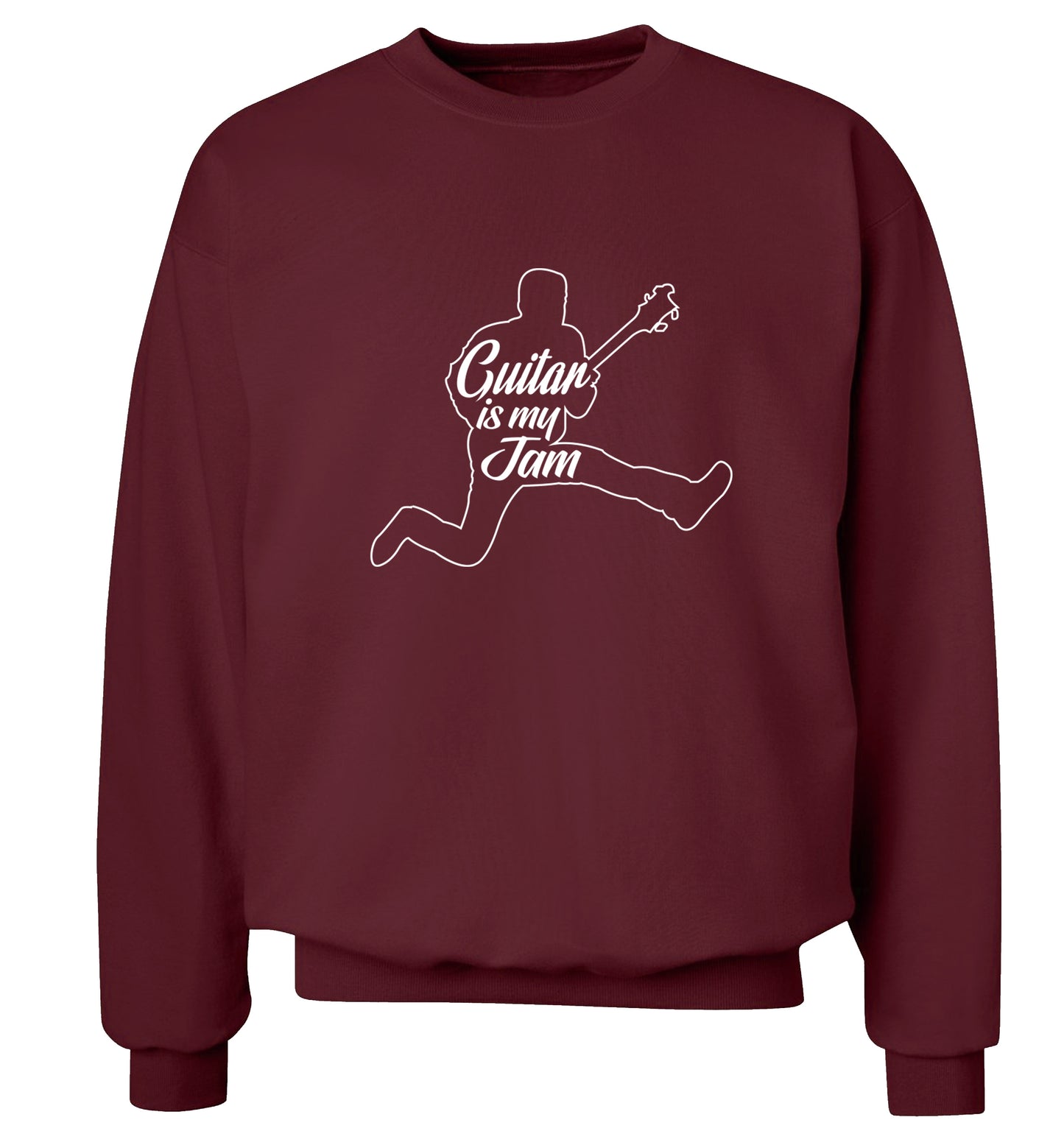 Guitar is my jam Adult's unisex maroon Sweater 2XL