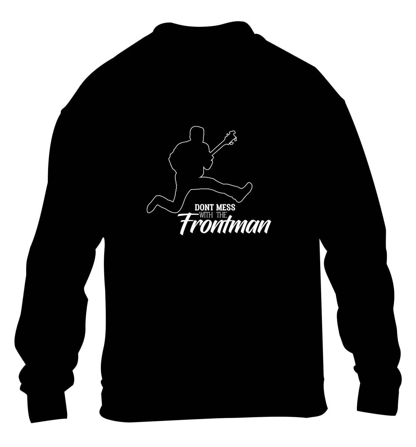 Don't mess with the frontman children's black sweater 12-13 Years