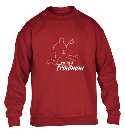Don't mess with the frontman children's grey sweater 12-13 Years