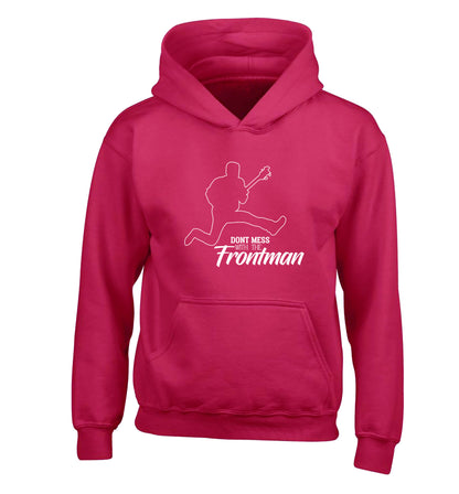 Don't mess with the frontman children's pink hoodie 12-13 Years