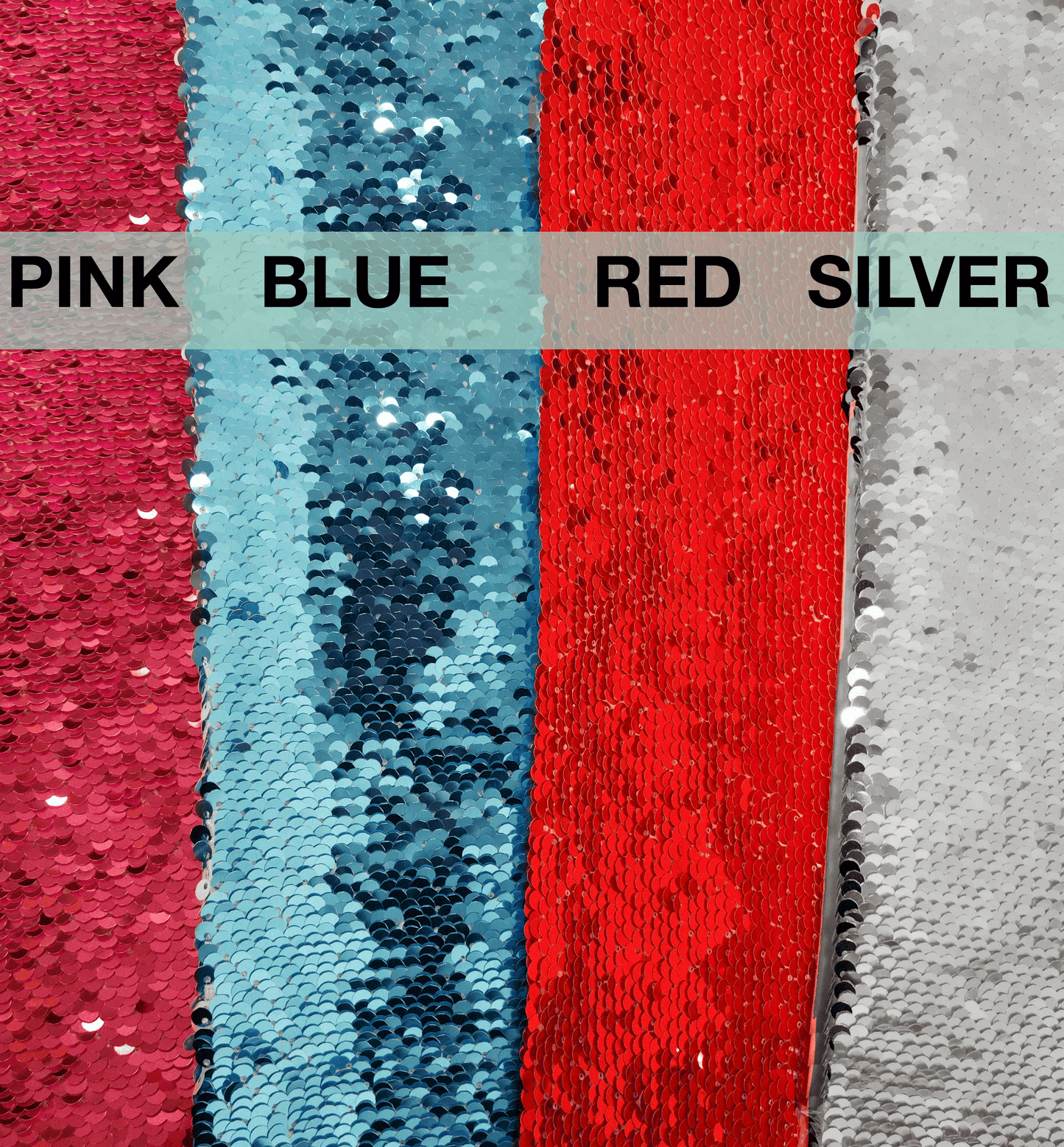 Any photo or text | Sequin reveal cushion | Red, blue, pink or silver sequins | Custom order any text colour and font | Flox Creative