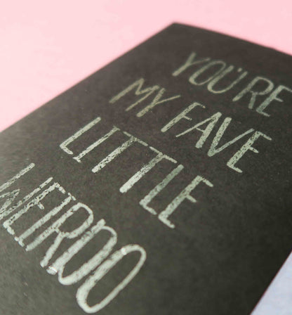 A teacher gives, a teacher shares but most of all a teacher cares | Foiled print / greeting card