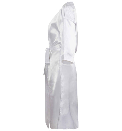 My favourite kind of oranges? Chocolate ones! | 8-18 | Kimono style satin robe | Ladies dressing gown